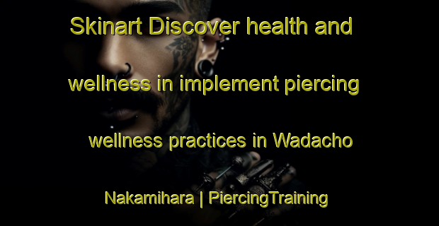 Skinart Discover health and wellness in implement piercing wellness practices in Wadacho Nakamihara | PiercingTraining | PiercingClasses | SkinartTraining-Japan